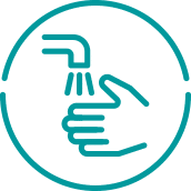 Wash hand icons