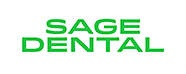 SageDental SCREEN PrimaryLogo Top White
