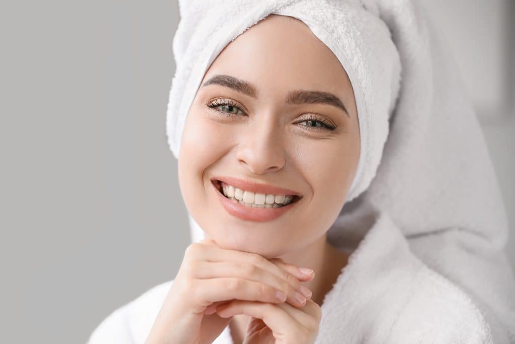 patient with a healthy smile