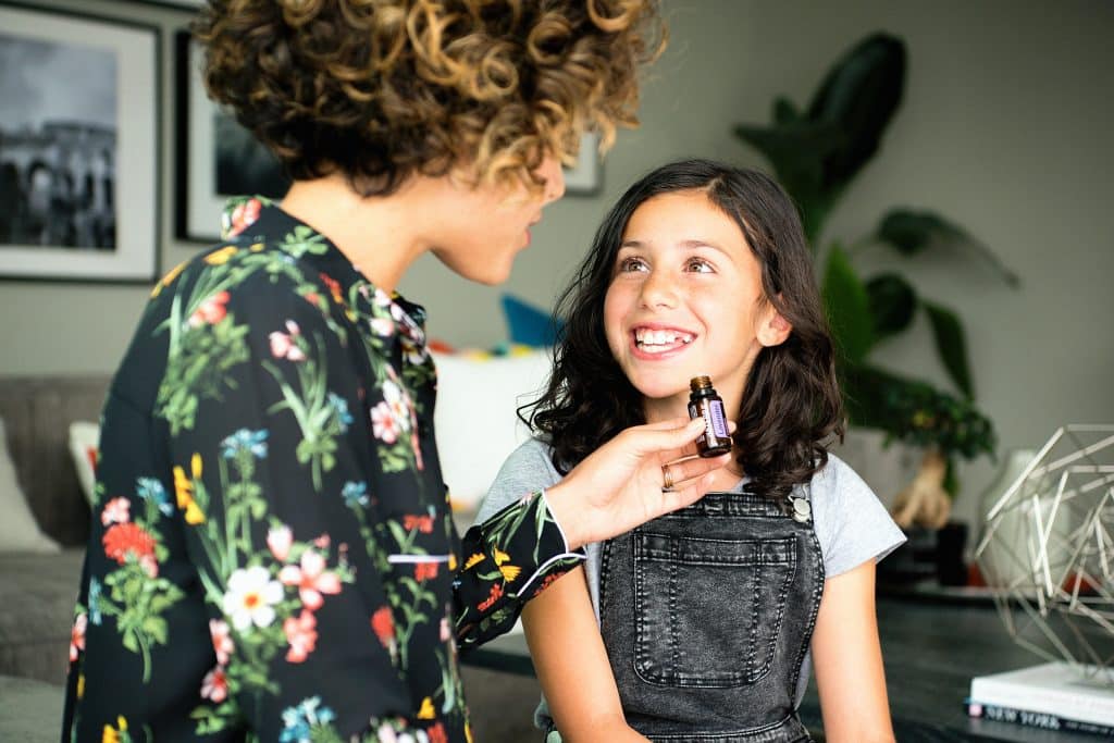 Girl with healthy smile