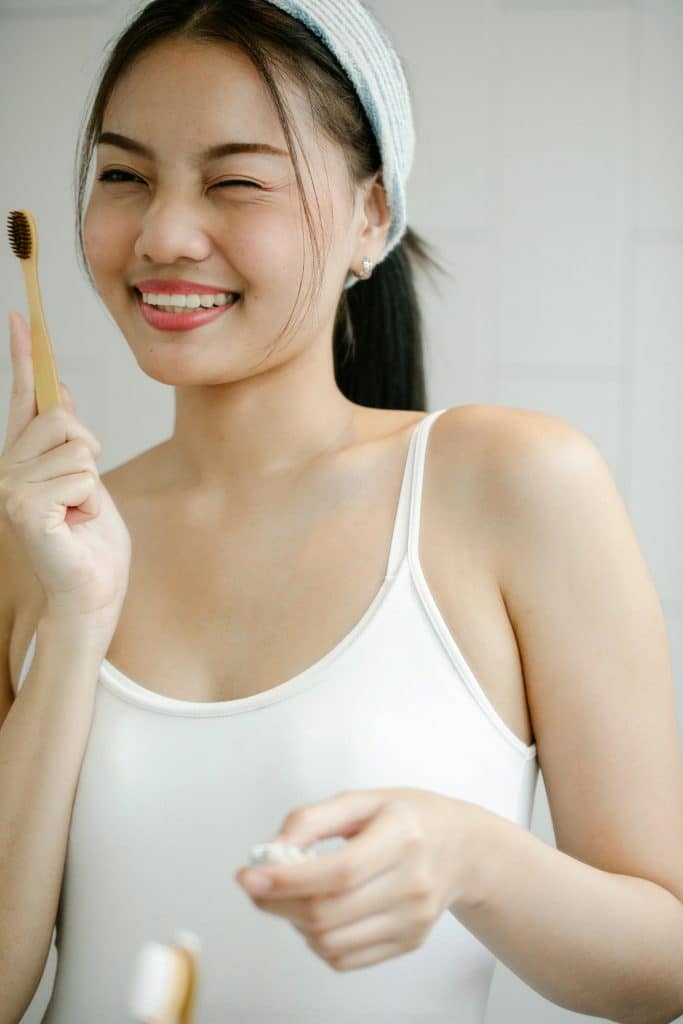 Girl with a healthy smile