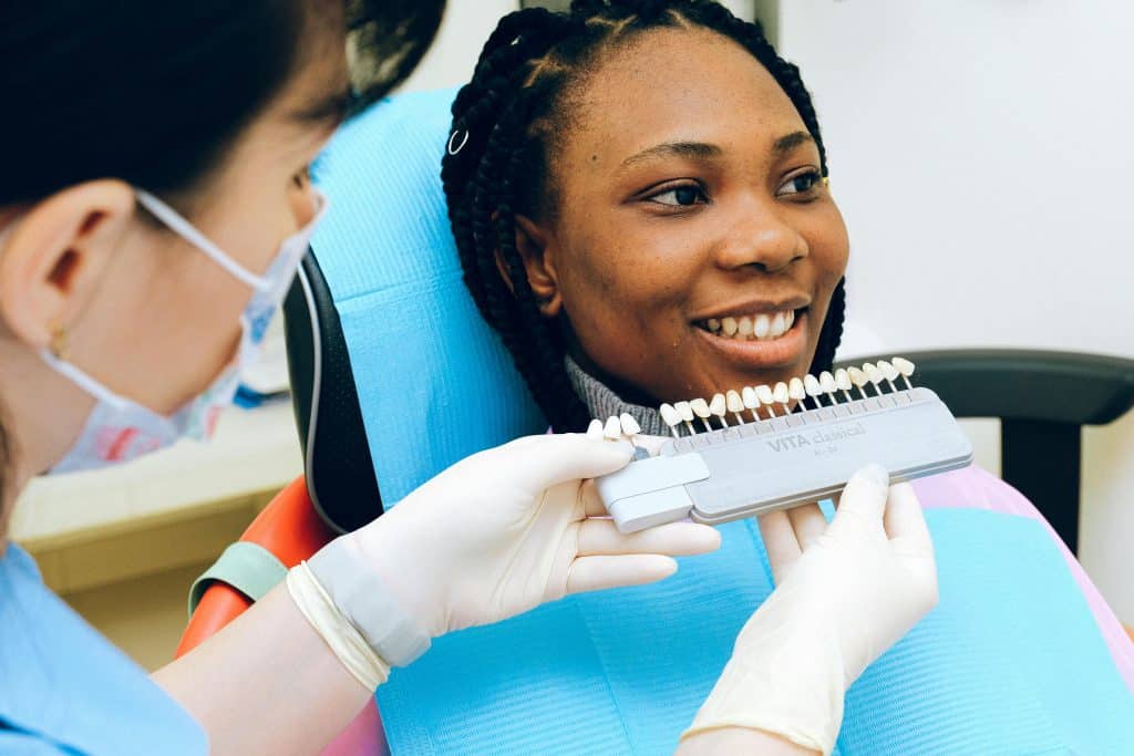 Girl in Miami at the dentist