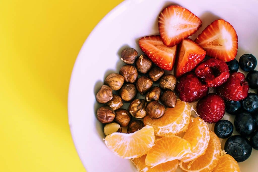 healthy snack plate